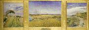 Nils Kreuger var i hanand oil painting